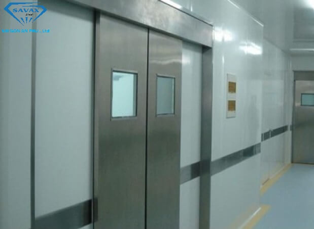 Mẫu cửa cách nhiệt thường được dùng cho các phòng đông lạnh, bệnh viện Mẫu cửa cách nhiệt phổ biến