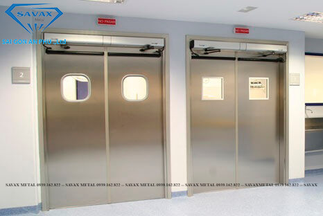 Mẫu cửa bọc inox dùng cho bệnh viện Mẫu cửa bọc inox dùng cho bệnh viện