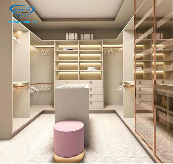 Phòng thay đồ độc đáo tại Savax door Phòng thay đồ độc đáo tại Savax door
