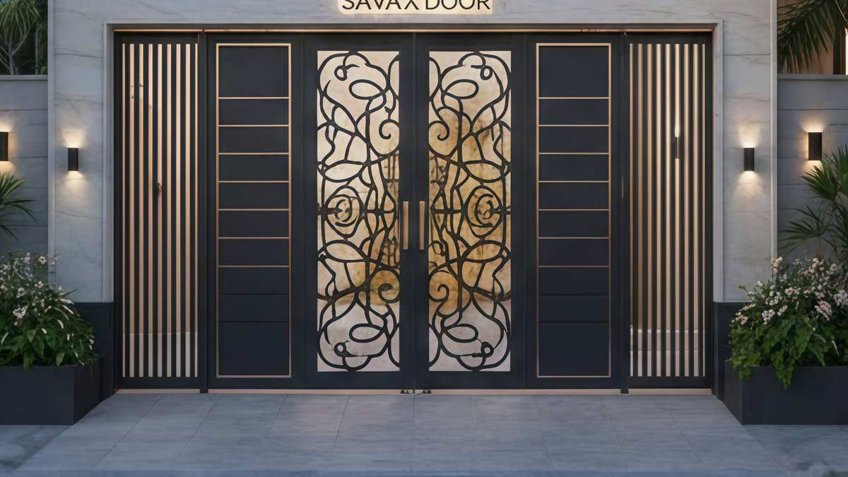 Báo giá cửa inox 4 cánh sơn tĩnh điện mới nhất