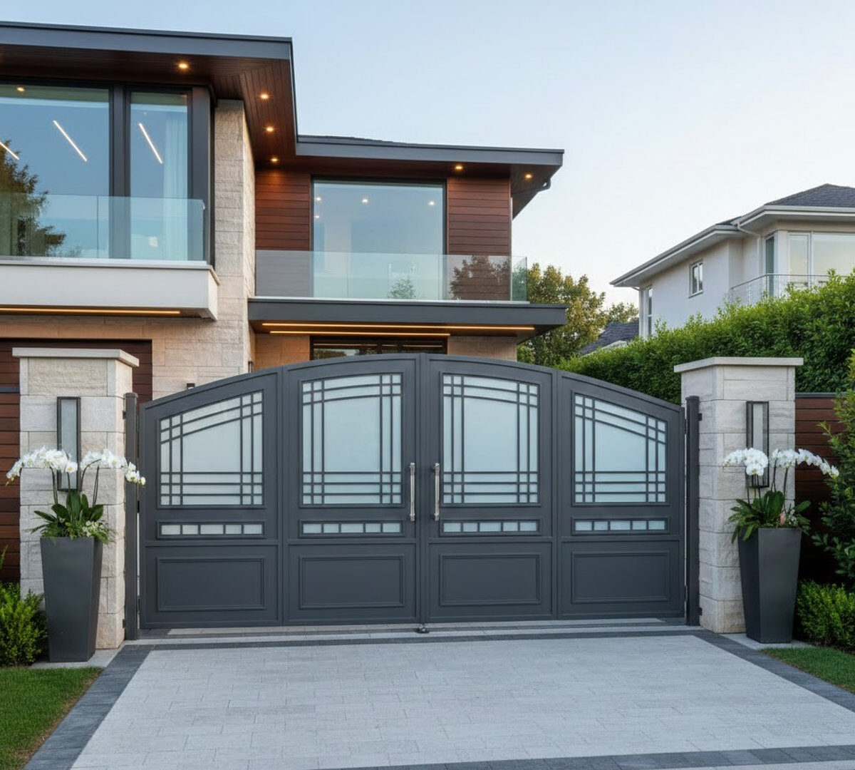 Báo giá cửa inox 4 cánh sơn tĩnh điện tốt nhất