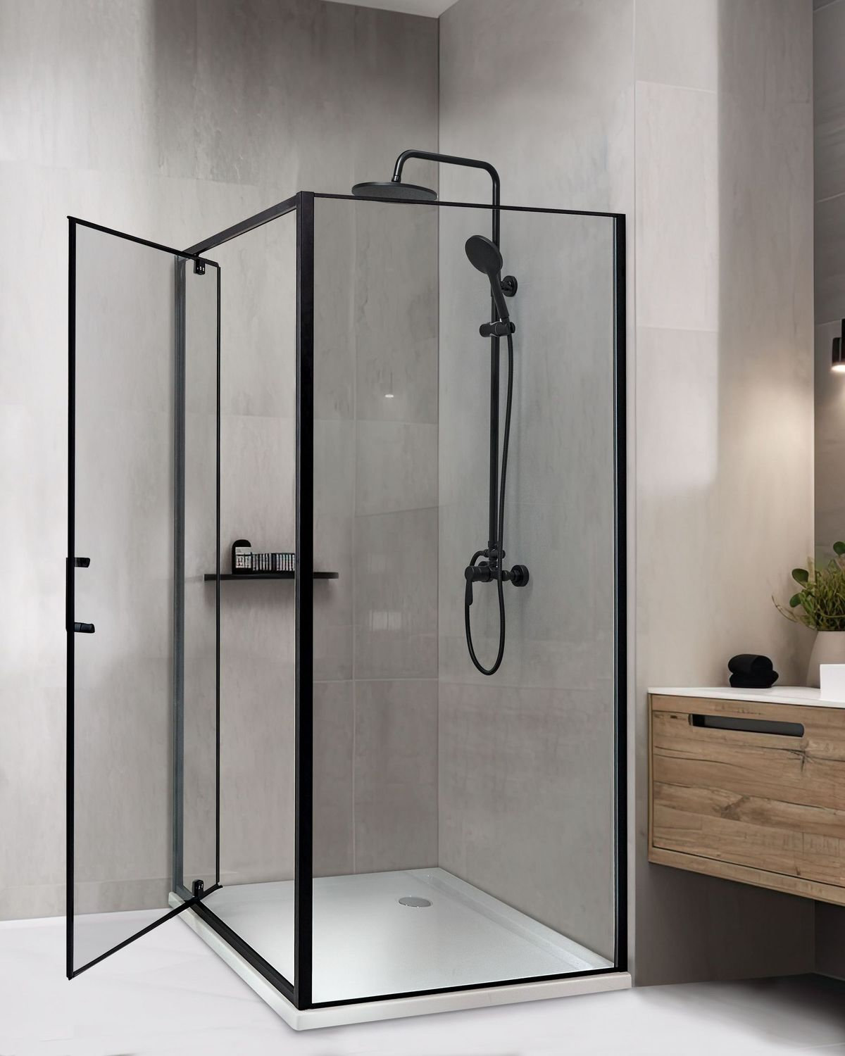 Cabin tắm 90 độ