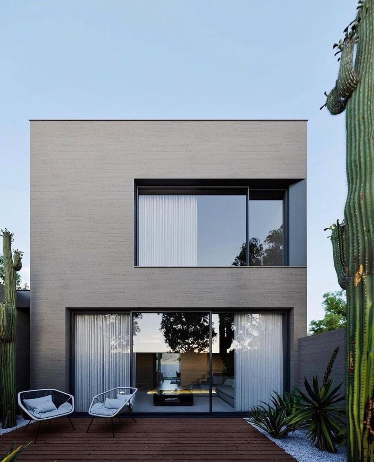 Cửa kính biệt thự dạng trượt hiện đại