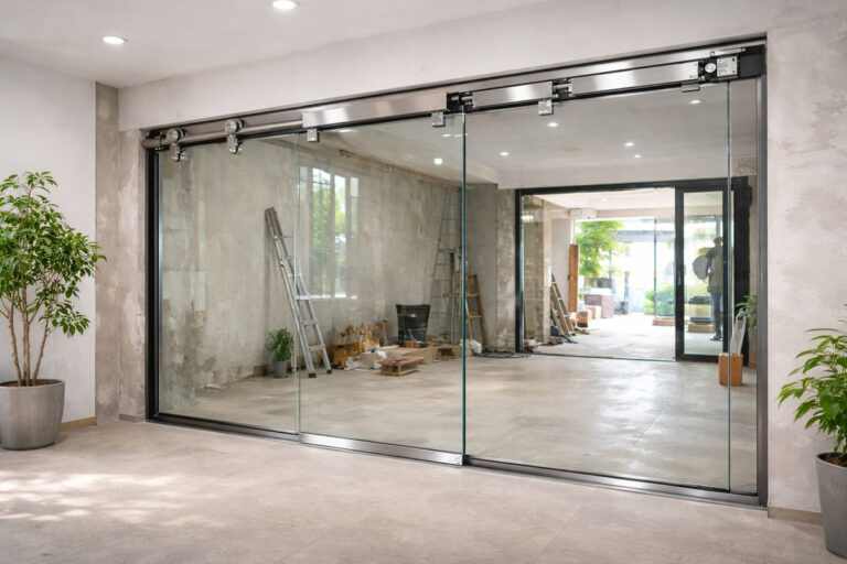 Cửa lùa inox
