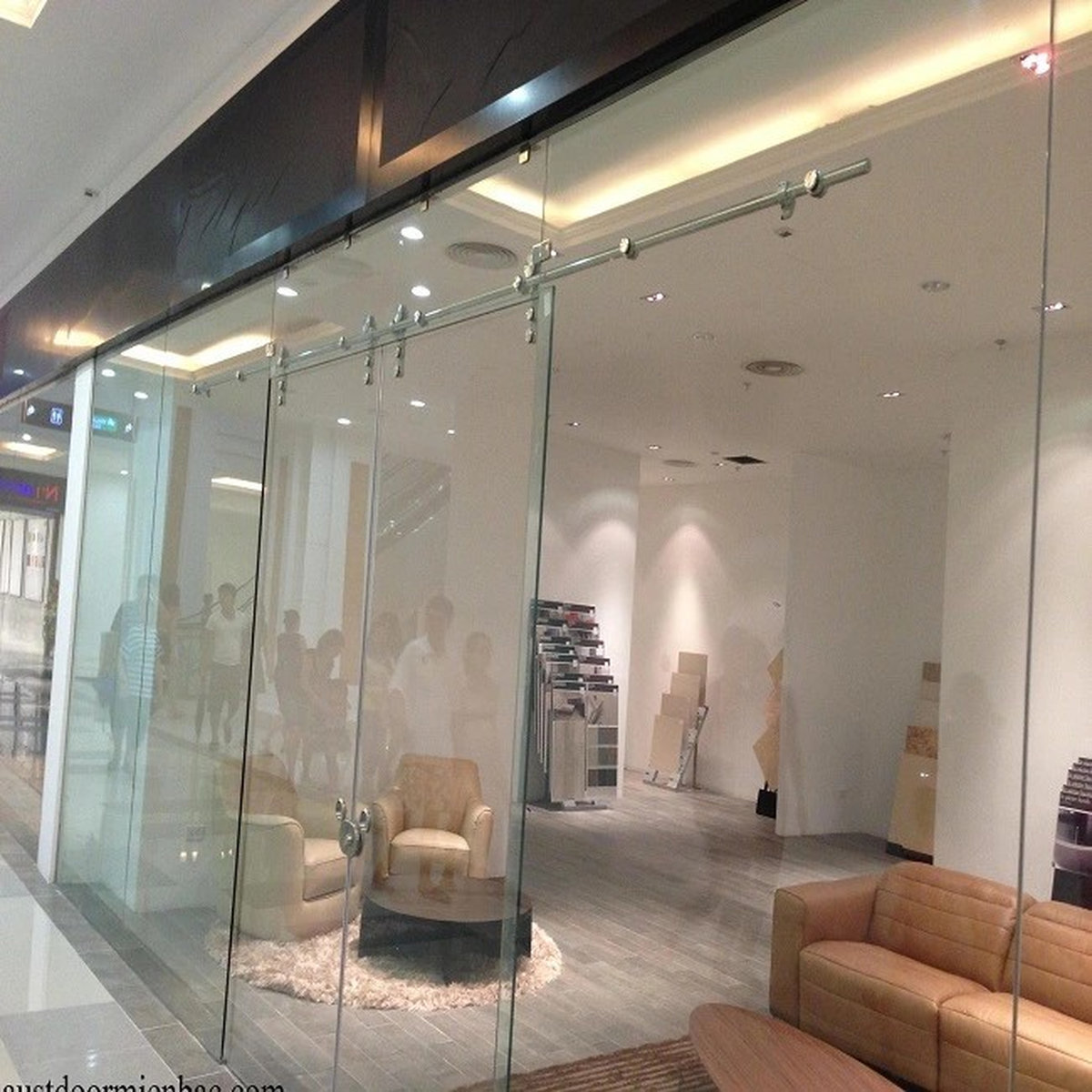 Gia công cửa lùa inox đẹp