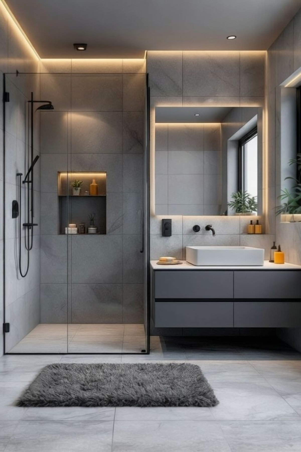 Lắp đặt cabin tắm 90 độ