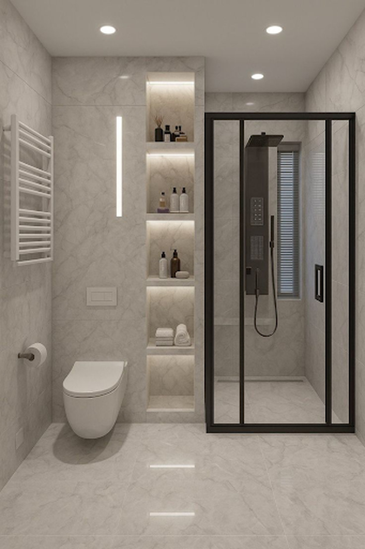 Mẫu cabin tắm 90 độ mới nhất