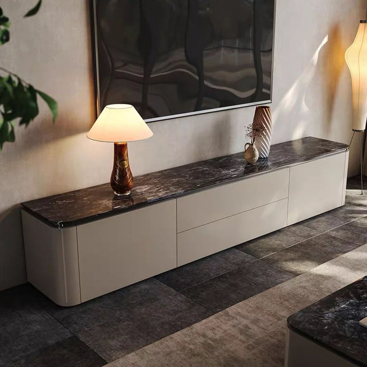 Mẫu kệ tivi inox mới nhất