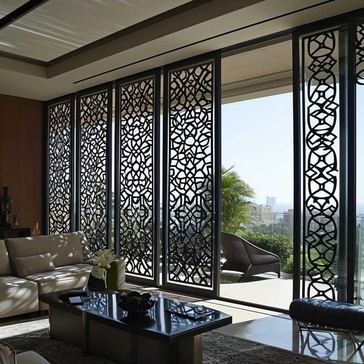 Thiết kế vách ngăn CNC inox đẹp