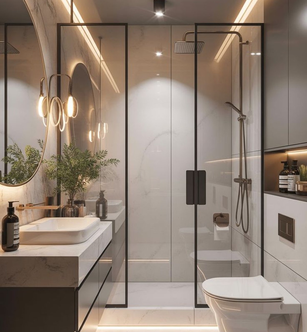 Cabin tắm 180 độ chất lượng