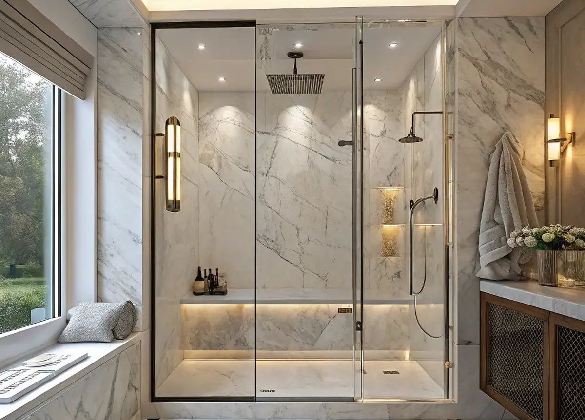 Cabin tắm 180 độ giá rẻ