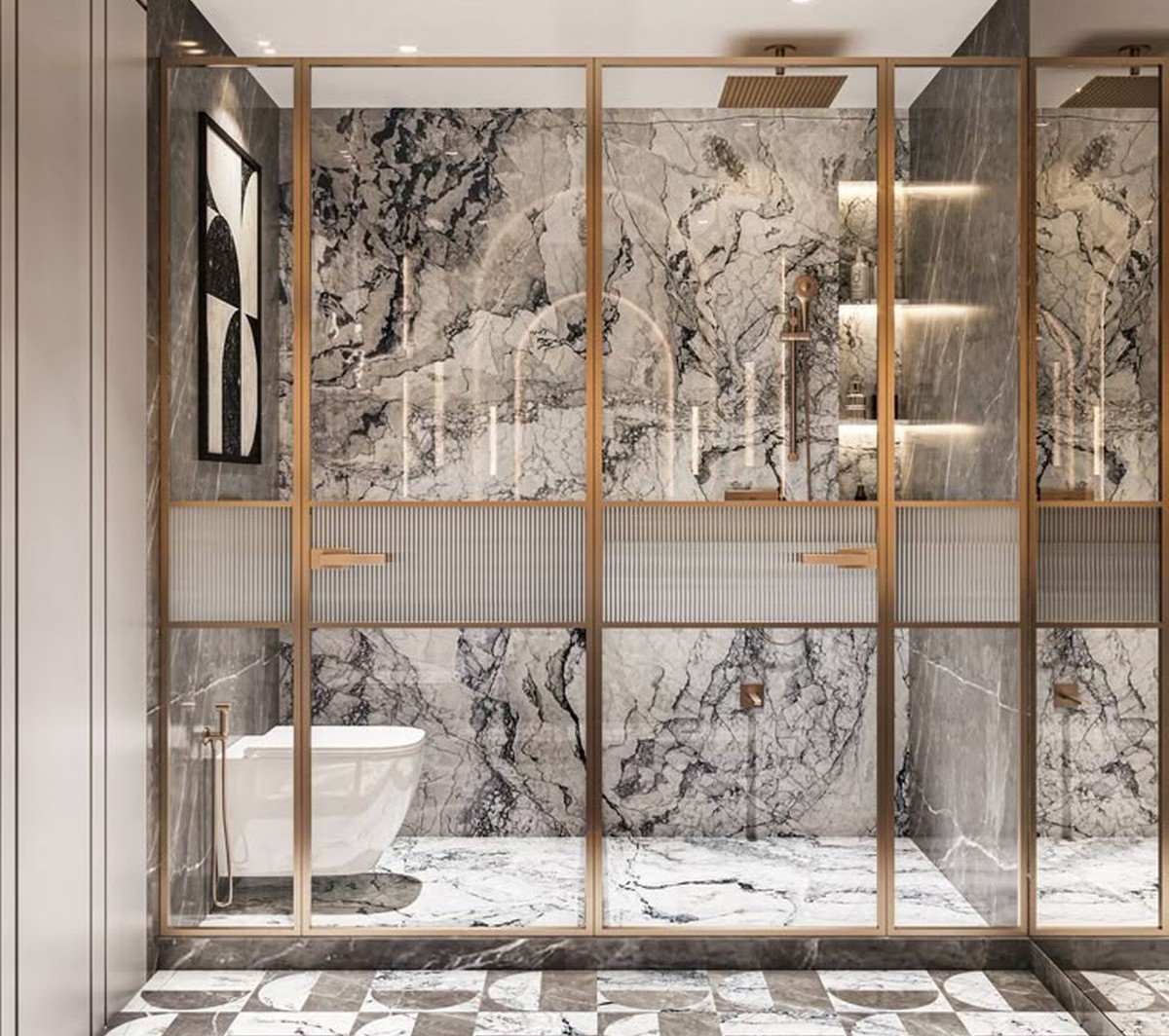 Cabin tắm 180 độ giá tốt