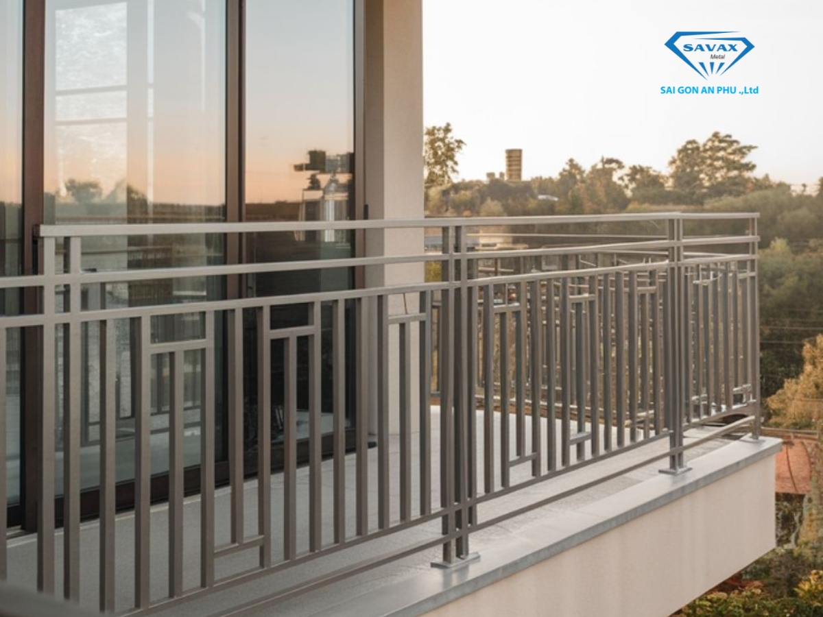 Kích thước lan can inox mẫu