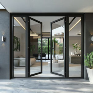Cửa inox kính