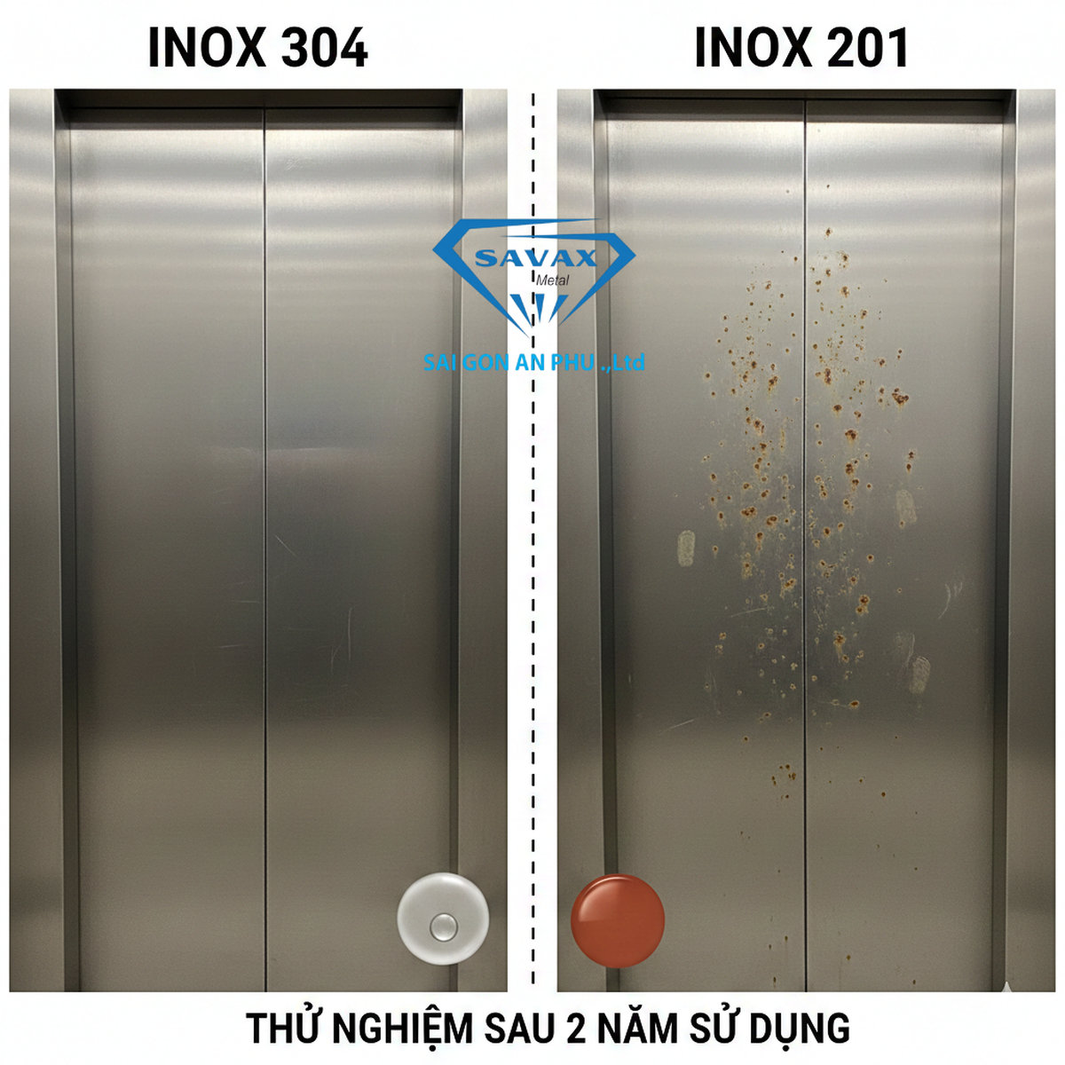 Địa chỉ thi công ốp inox thang máy uy tín