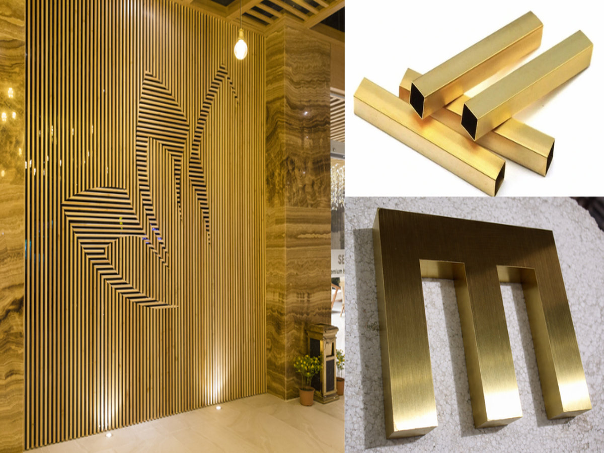 Hộp inox mạ vàng