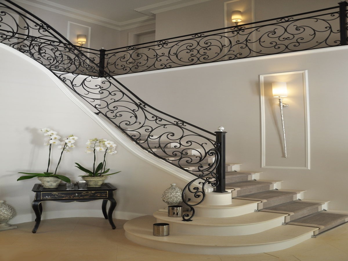 Lan can cầu thang inox đẹp