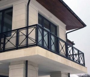 lan can inox mau den