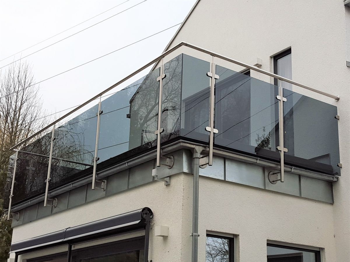 Lan can inox sân thượng