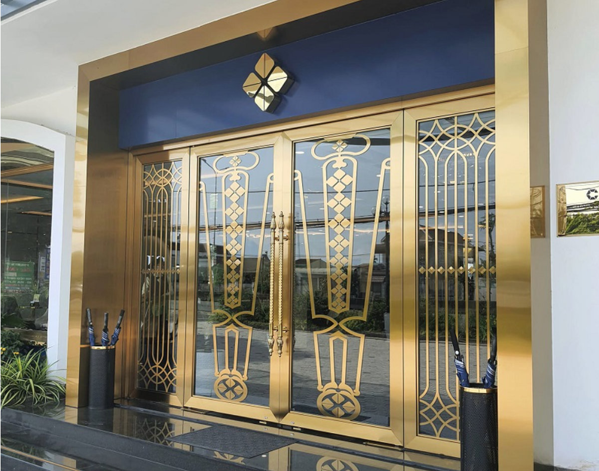 Mẫu cửa nhà inox 4 cánh đẹp nhất