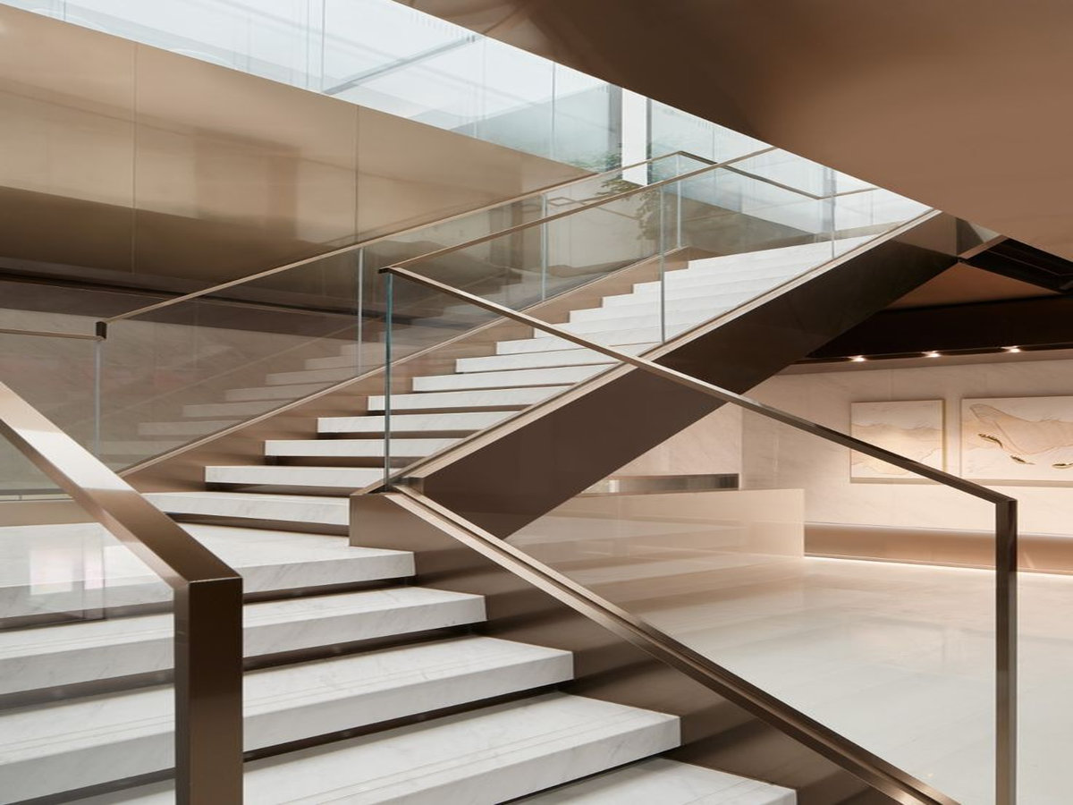 Lan can cầu thang inox đẹp nhất