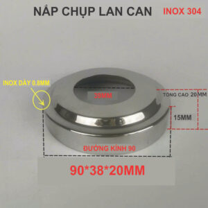 nap chup inox lan can