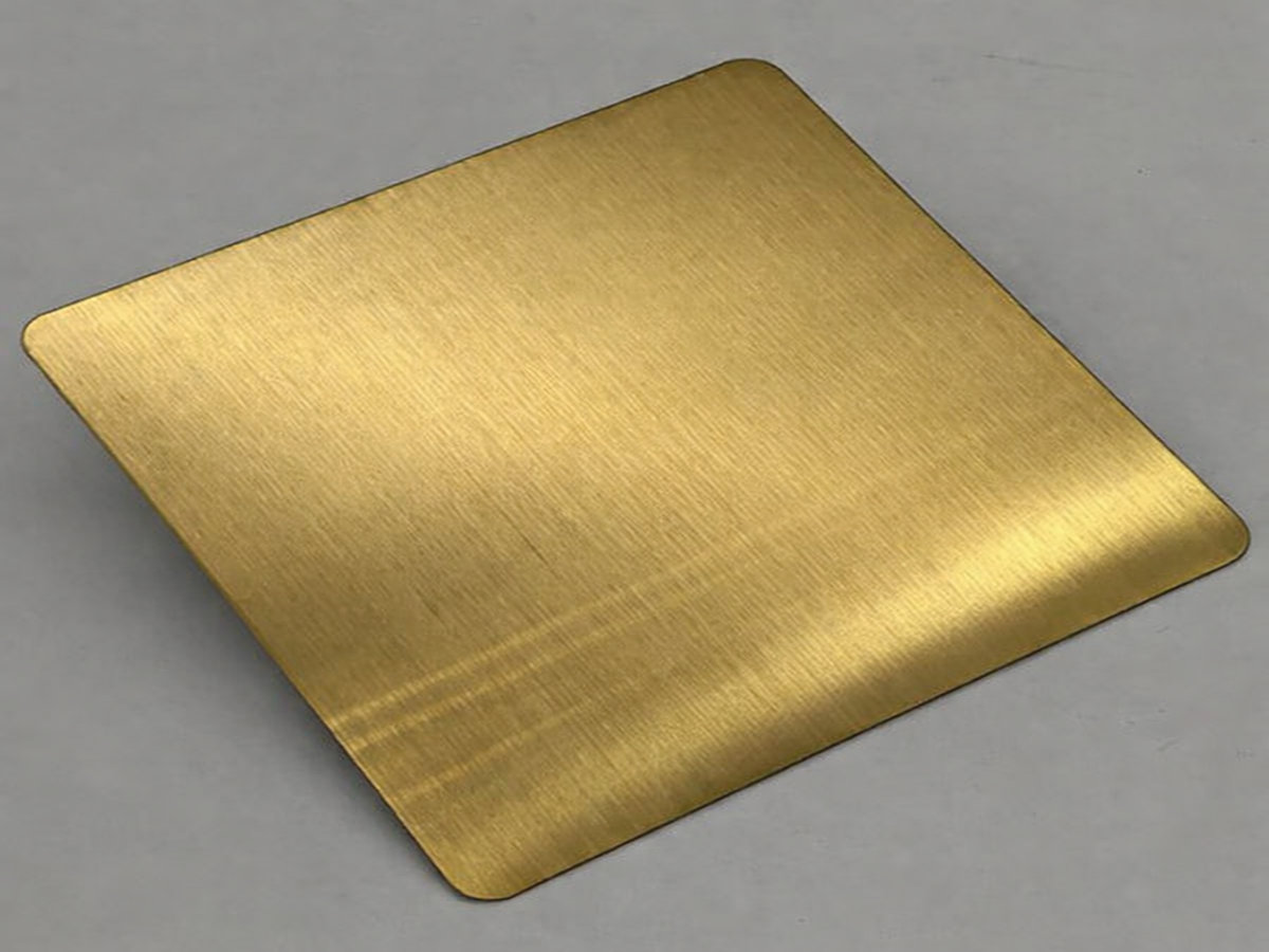 Nền inox vàng xước
