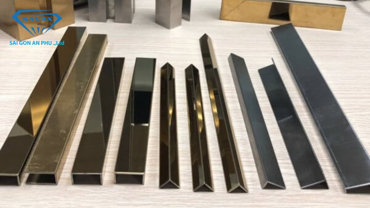 nẹp inox mạ vàng