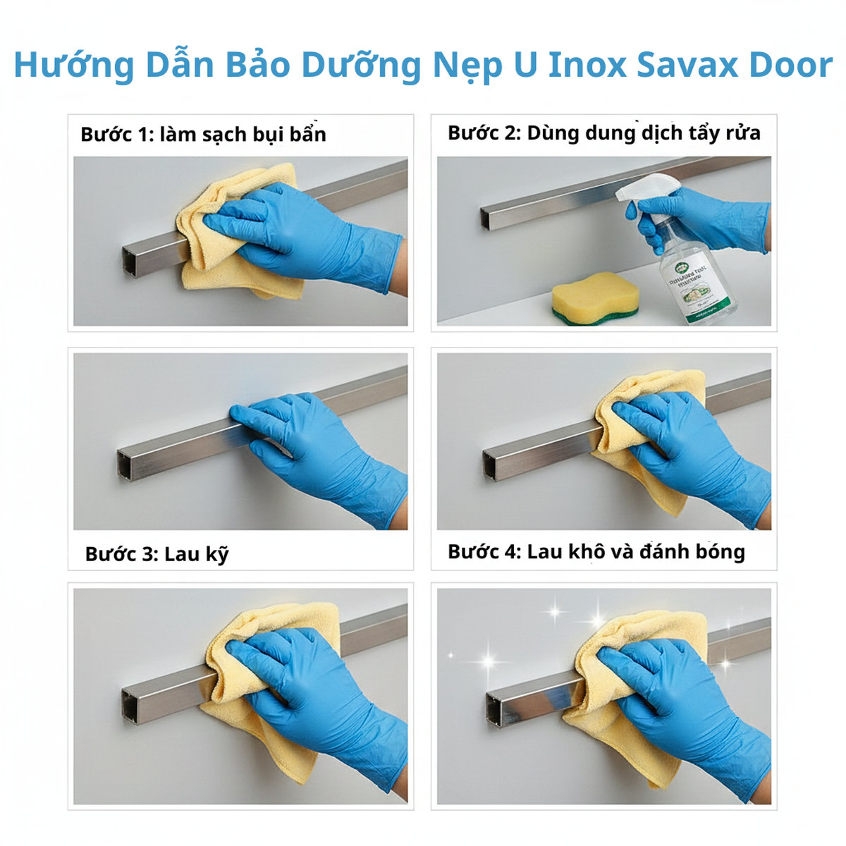 nẹp U inox chất lượng