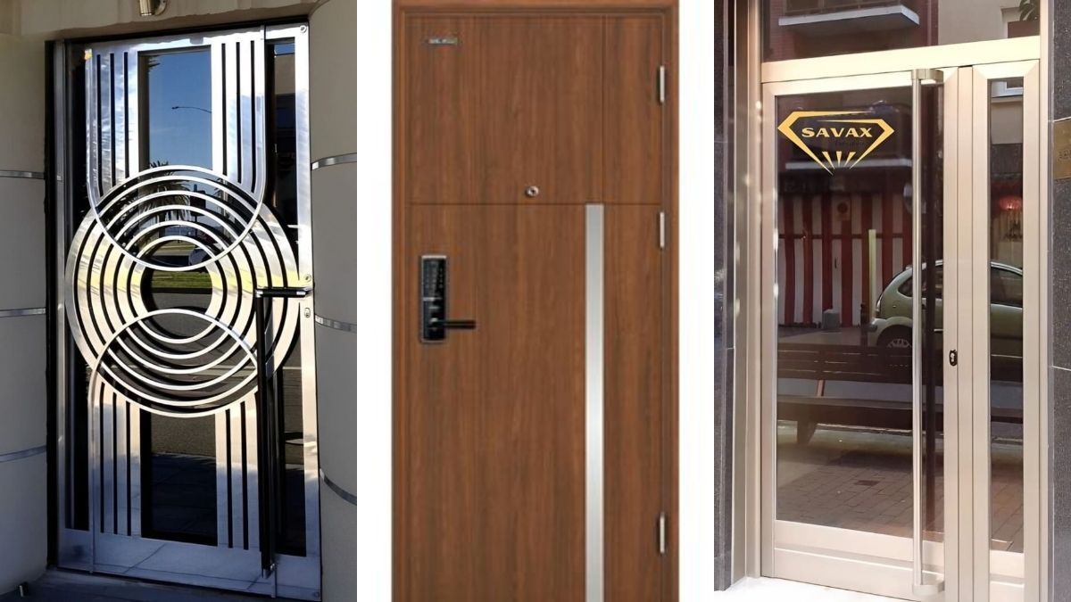 Mẫu cửa inox 1 cánh