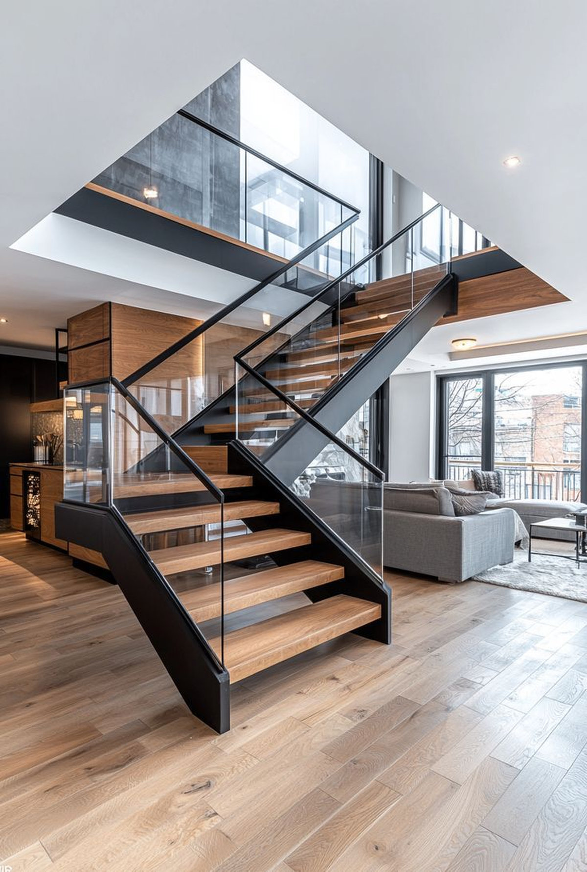 Trụ cầu thang kính inox 304