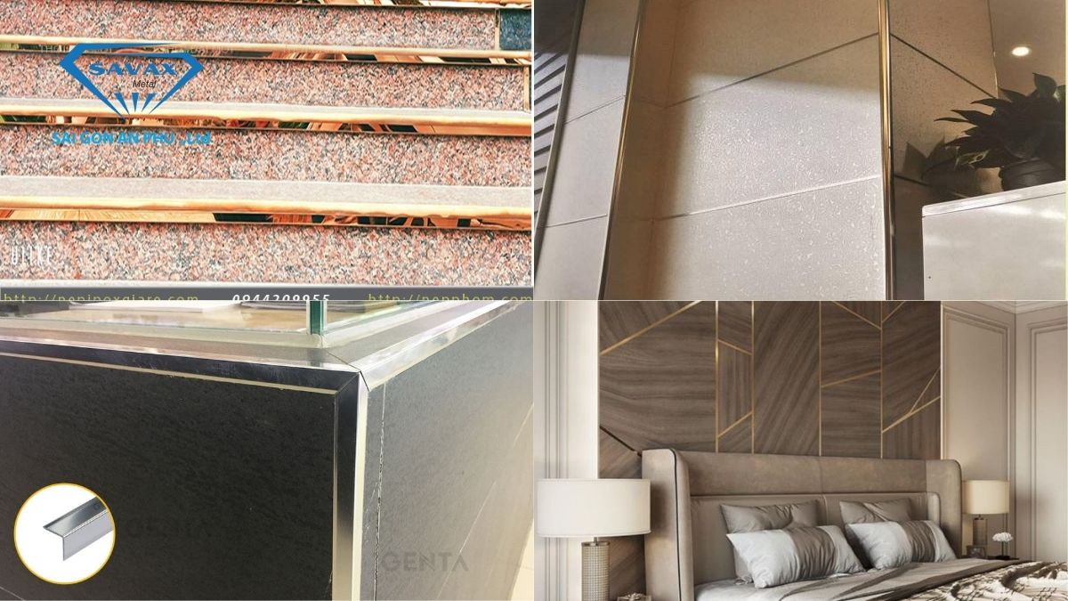 Mẫu nẹp viền inox