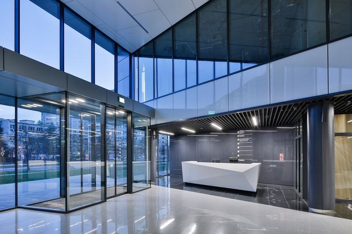 ví dụ cửa inox 2 cánh