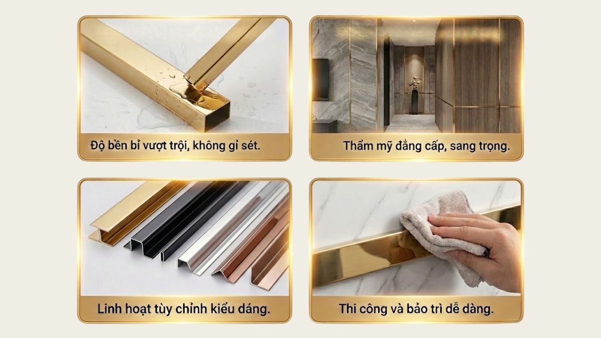 Địa chỉ cung cấp nẹp viền inox