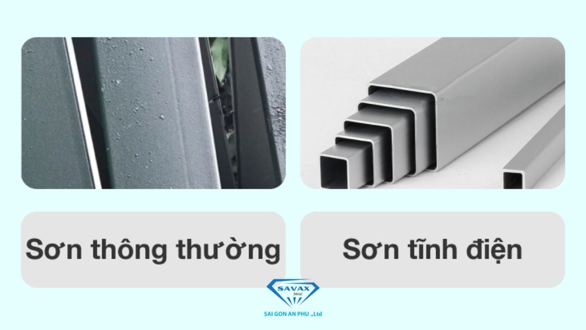 Lan can inox sơn tĩnh điện ưu điểm gì