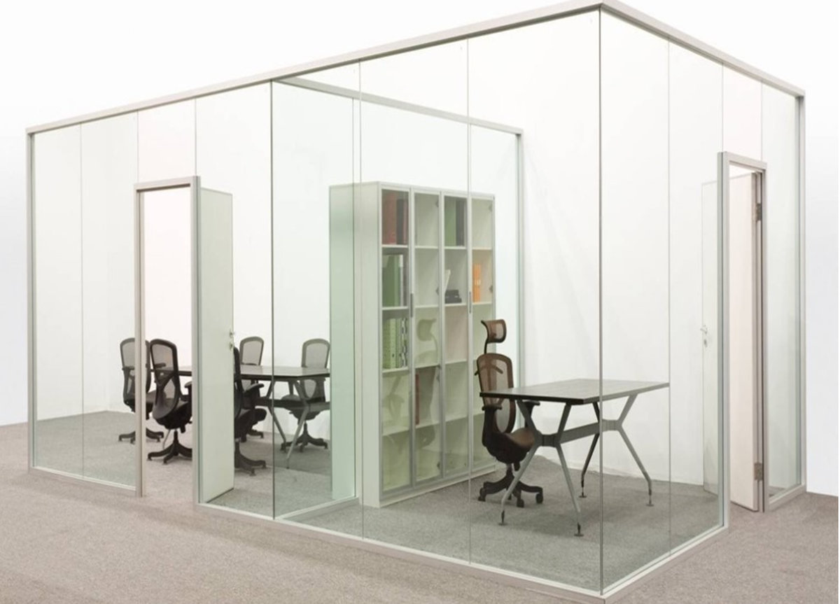 Vách kính khung inox bền đẹp