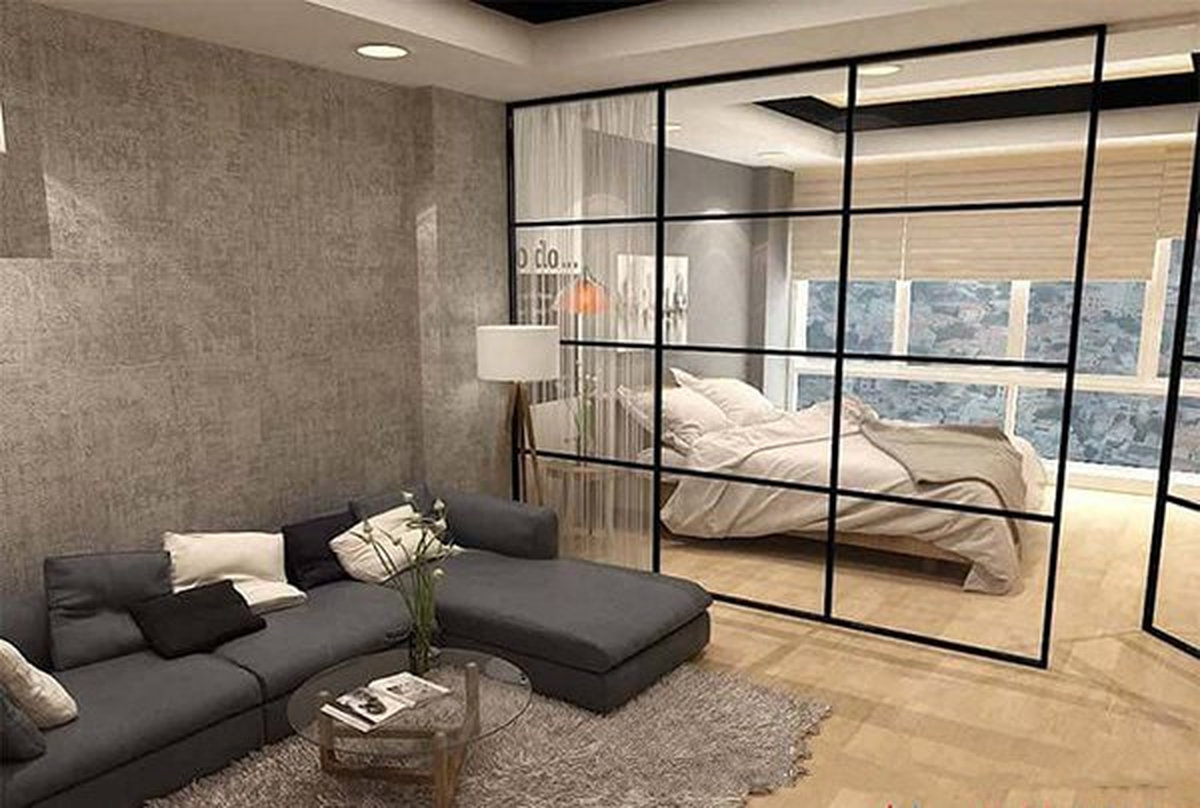 Vách kính khung inox cao cấp