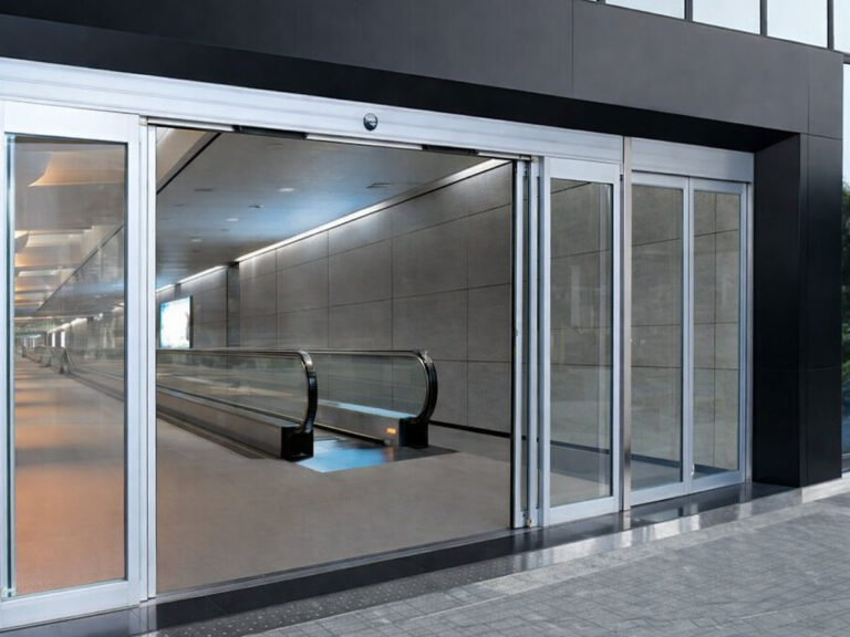 Cửa tự động khung inox