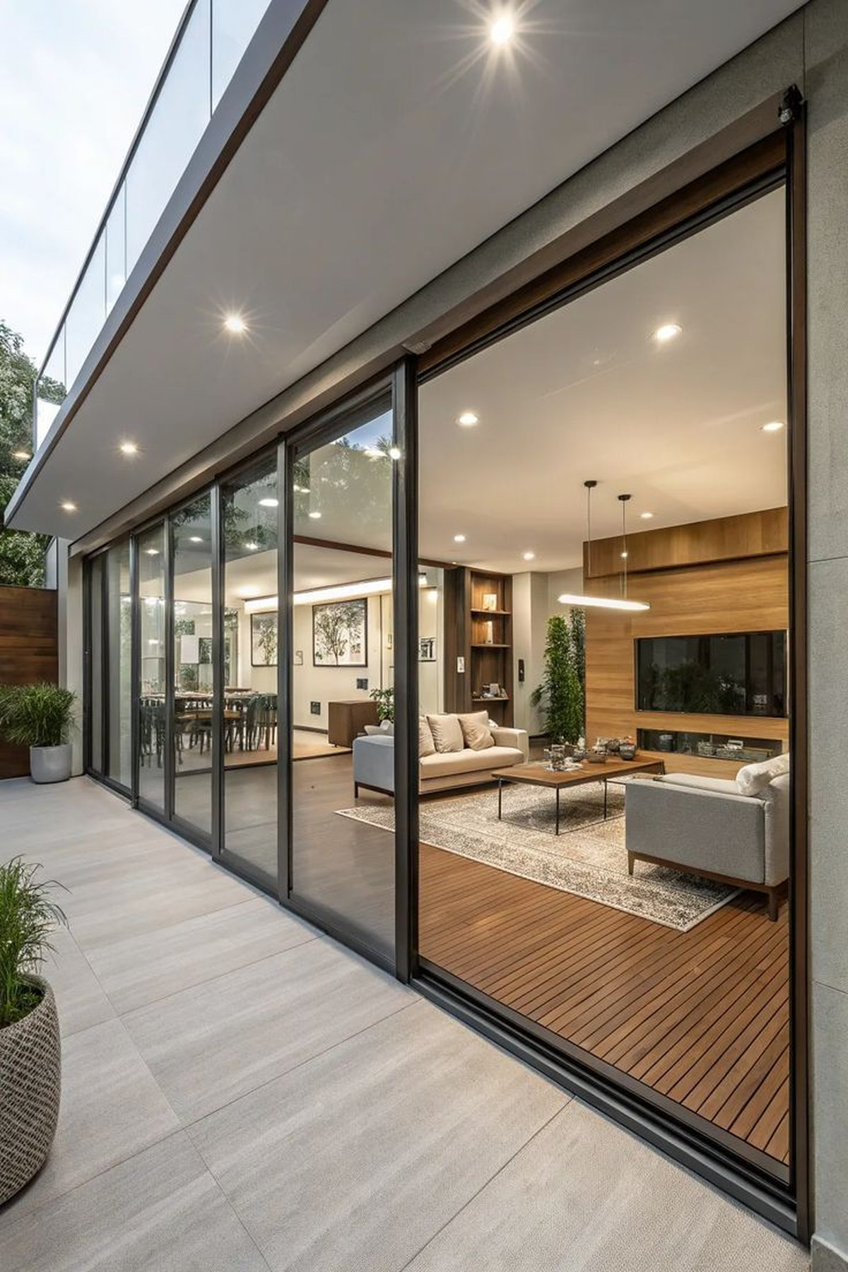 Cửa tự động trượt 2 cánh