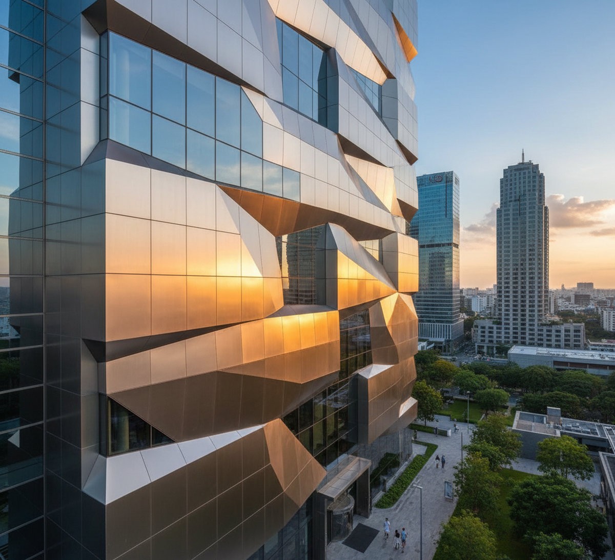 Địa chỉ thi công mặt dựng inox