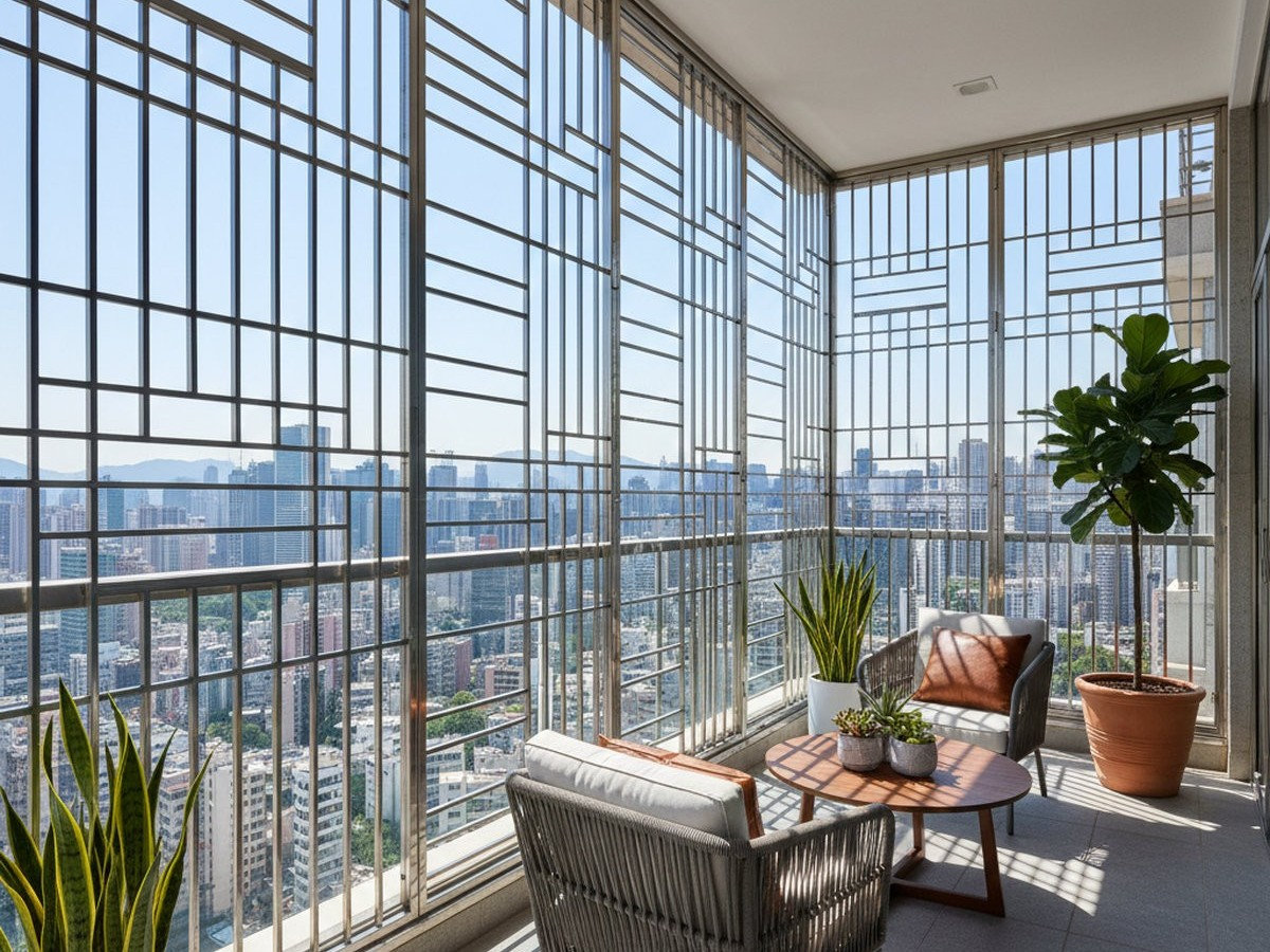 Mẫu chuồng cọp inox