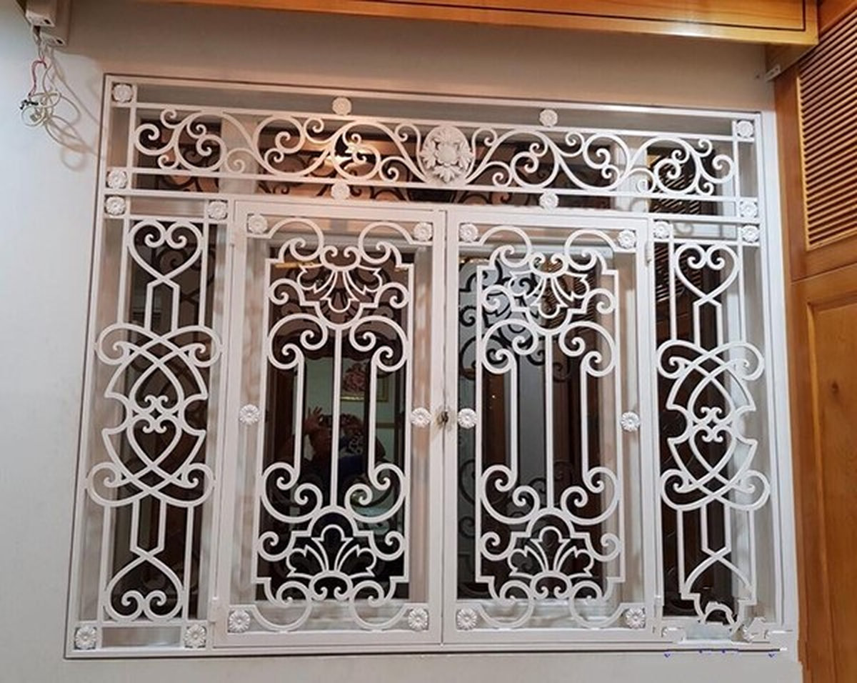 mẫu hoa sắt inox 304