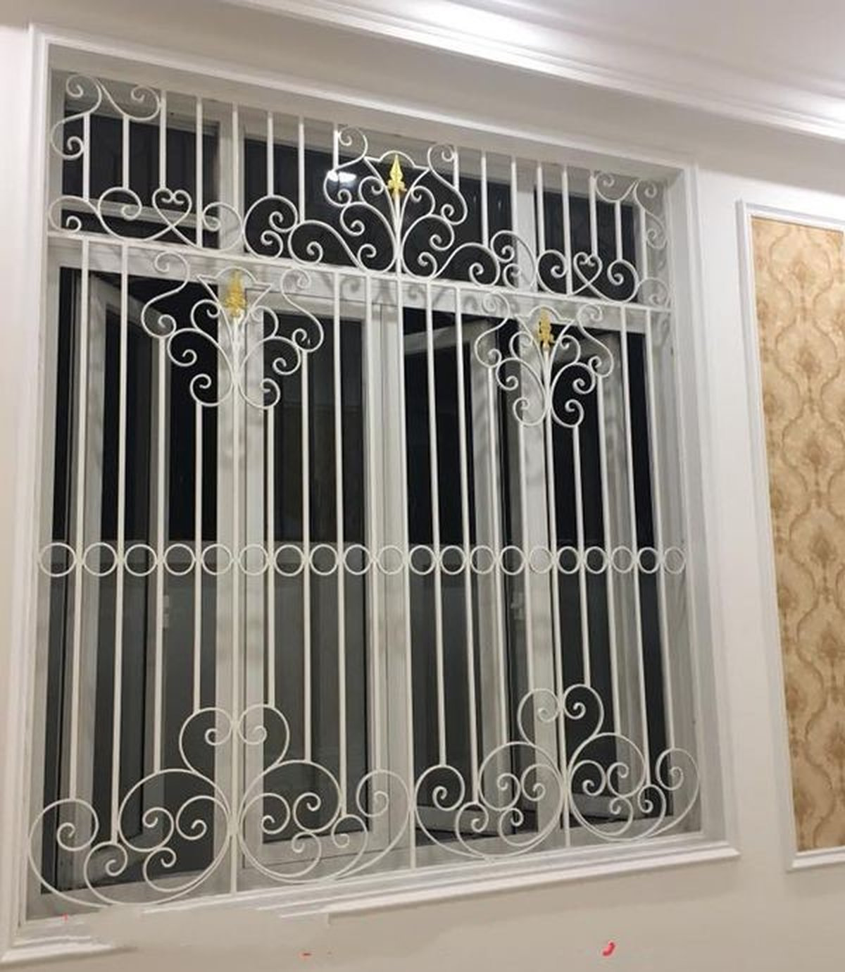 mẫu hoa sắt inox