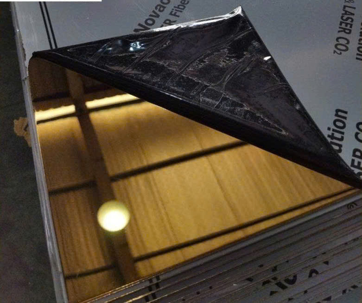 Màu inox vàng gương