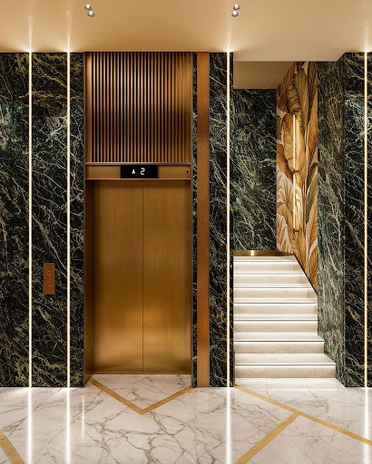 báo giá ốp inox mạ vàng thang máy