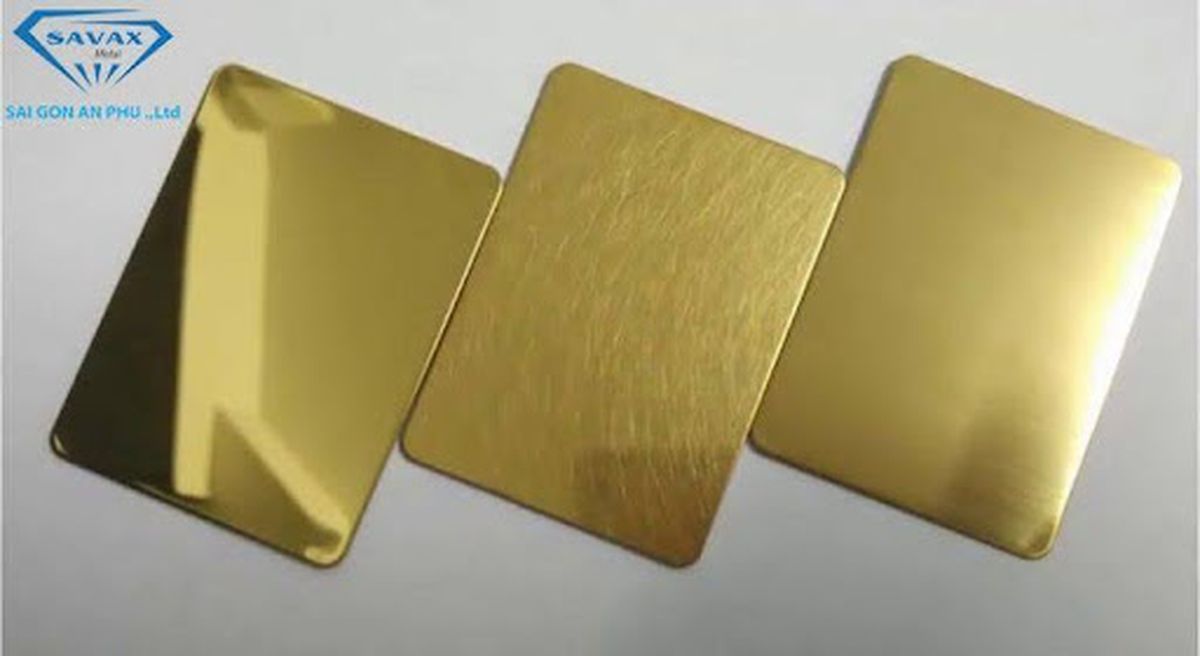 báo giá inox mạ vàng mới nhất năm 2026