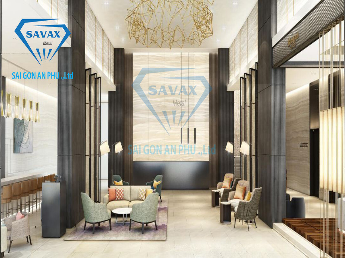 Nội thất mạ vàng tại dự án CT Seldemer