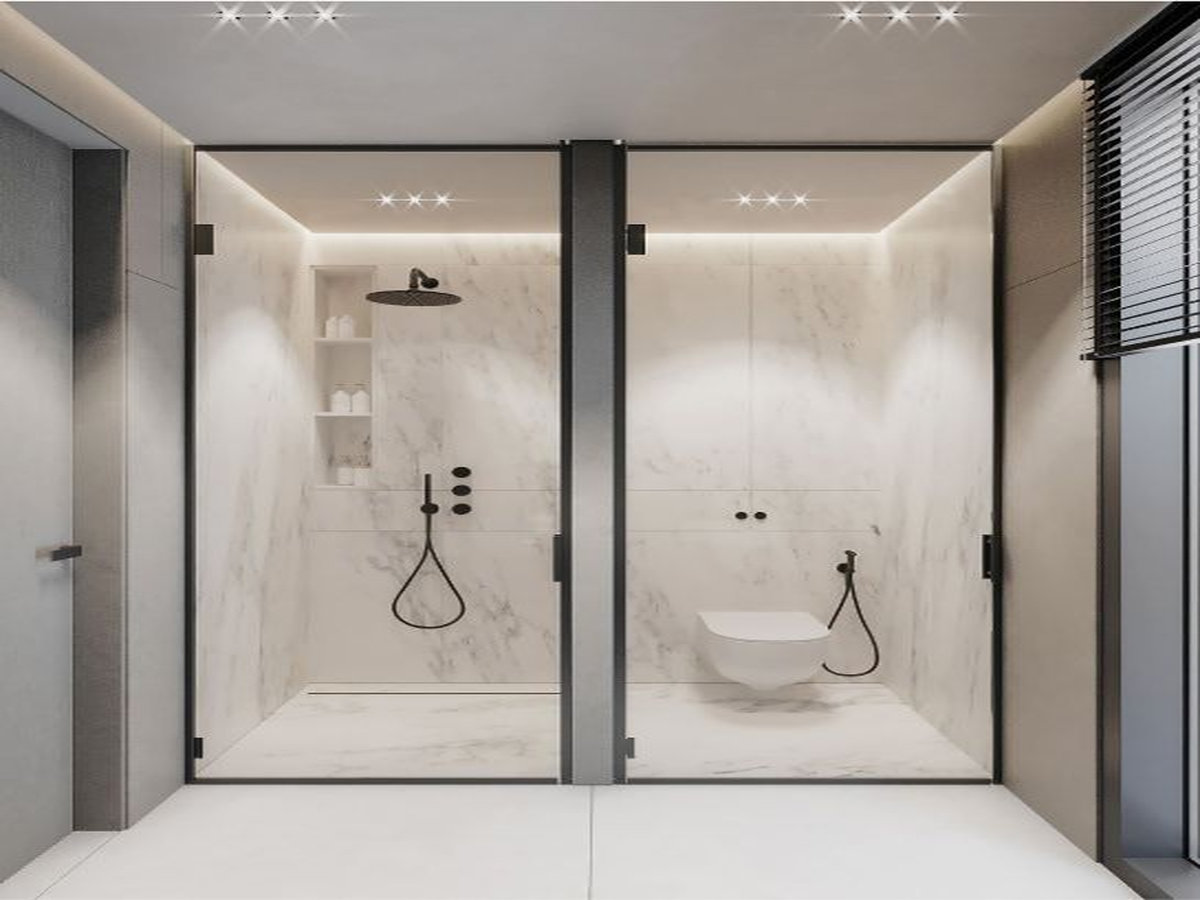Cabin tắm hệ tùy chỉnh đối xứng